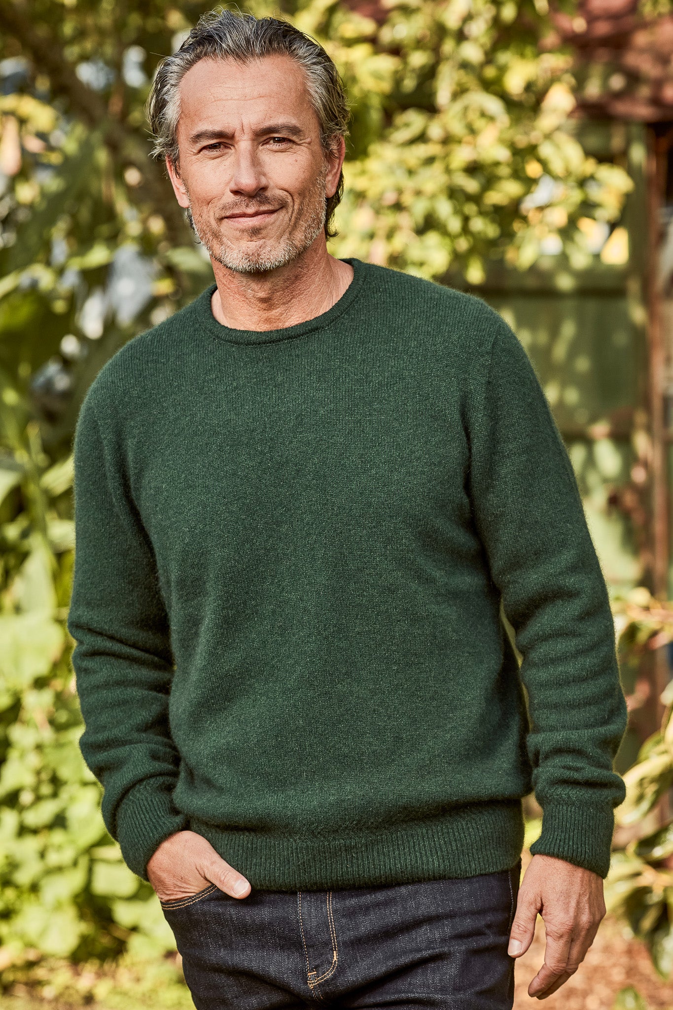 RACK STITCH CREW NECK JUMPER