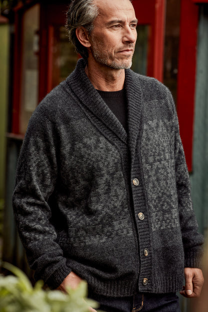 FAIR ISLE SHAWL CARDIGAN
