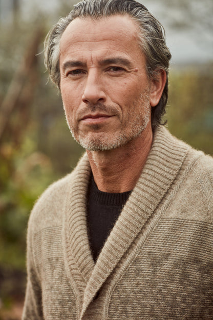 FAIR ISLE SHAWL CARDIGAN