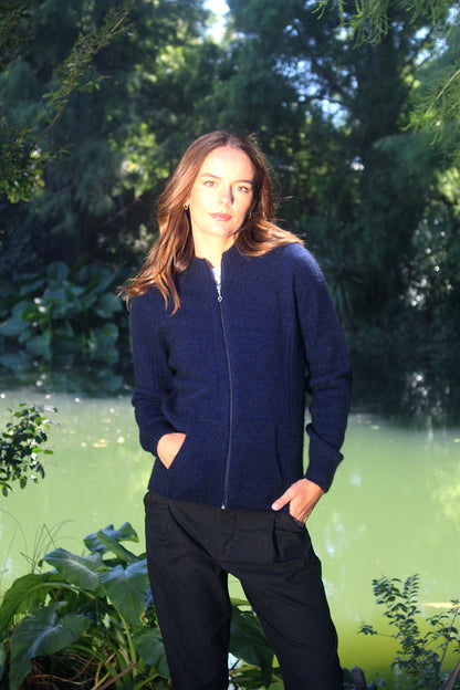 RIB DETAIL JACKET WITH POCKETS