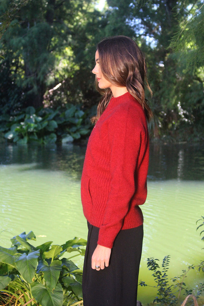 RIB DETAIL JACKET WITH POCKETS