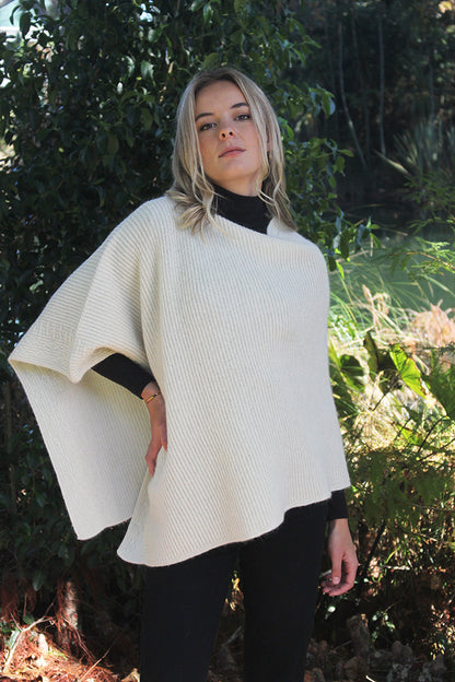 ALPACA RIB PONCHO