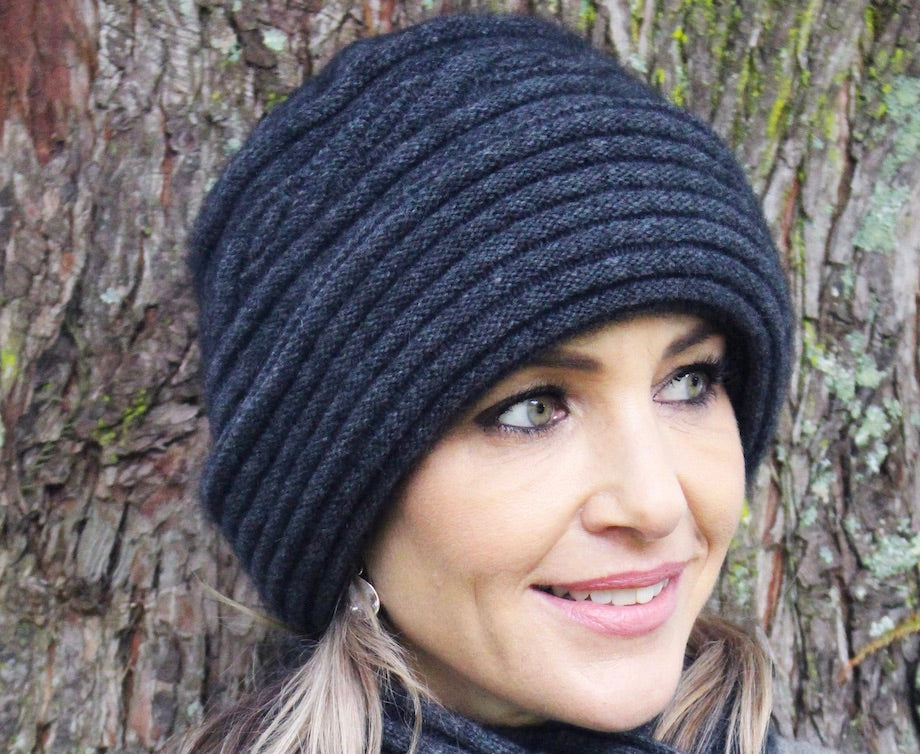 RIBBED CLOUCHE HAT