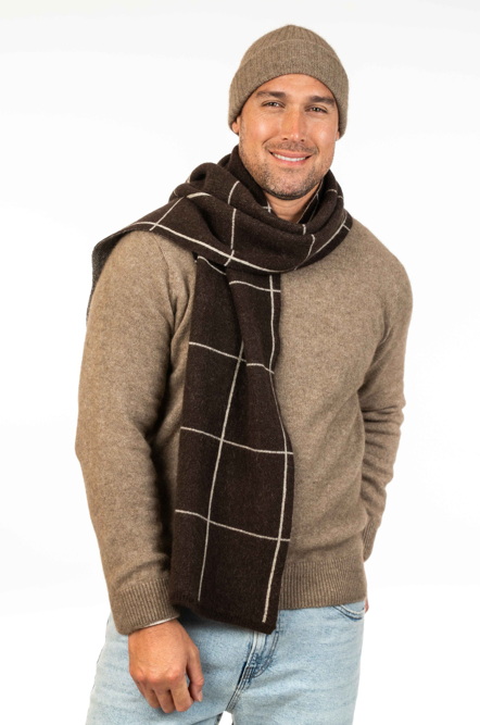 CHECK SCARF