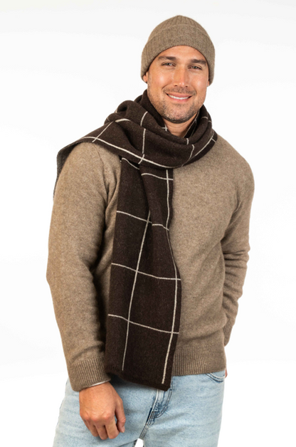 CHECK SCARF