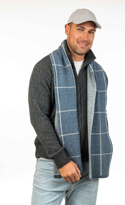 CHECK SCARF