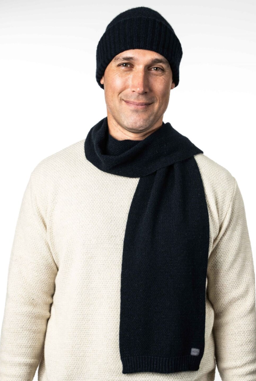 MOSS STITICH PLATED SCARF