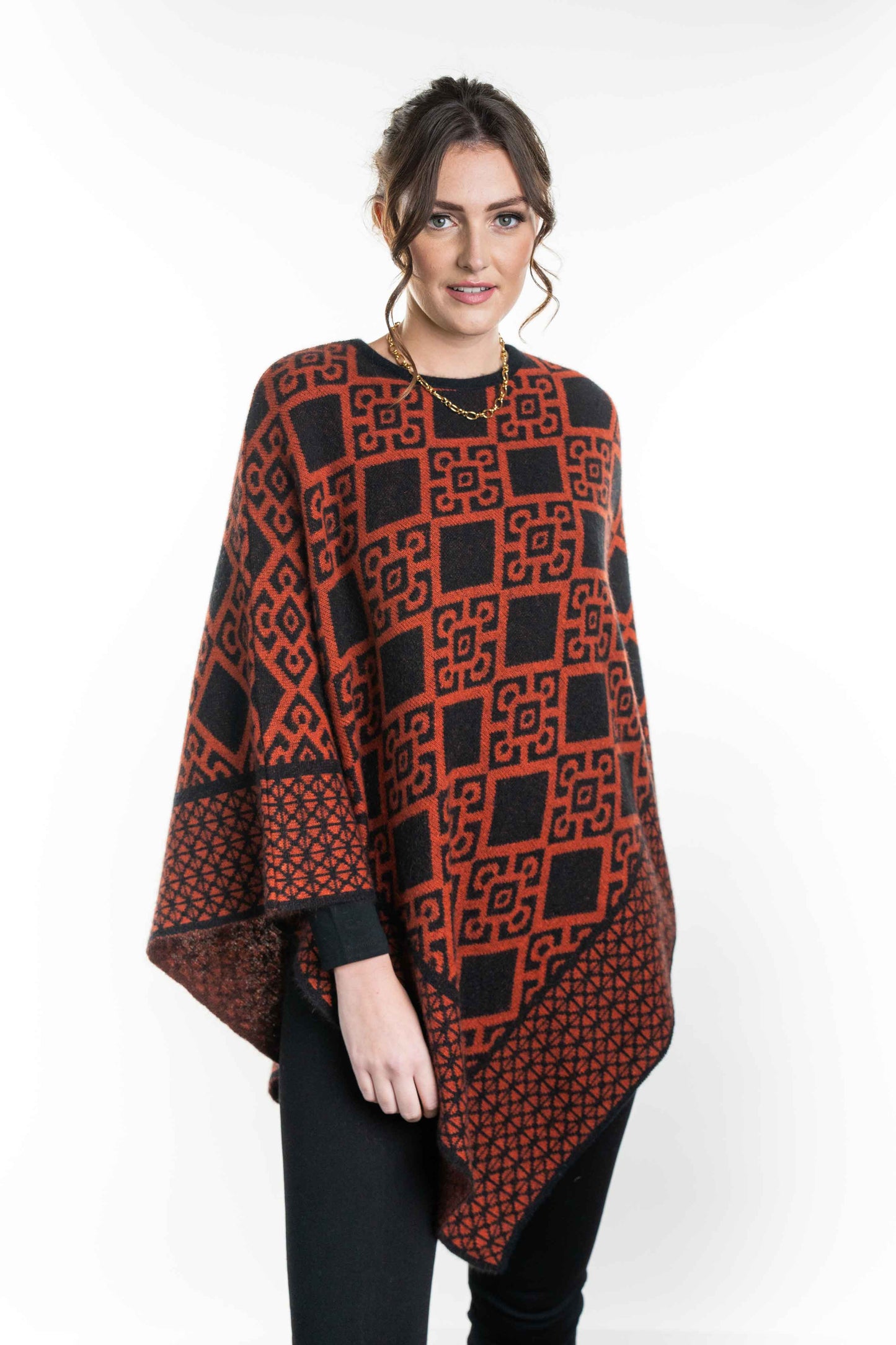 DIAMOND PONCHO