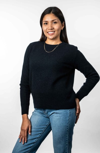 DIAMOND CABLE SWEATER