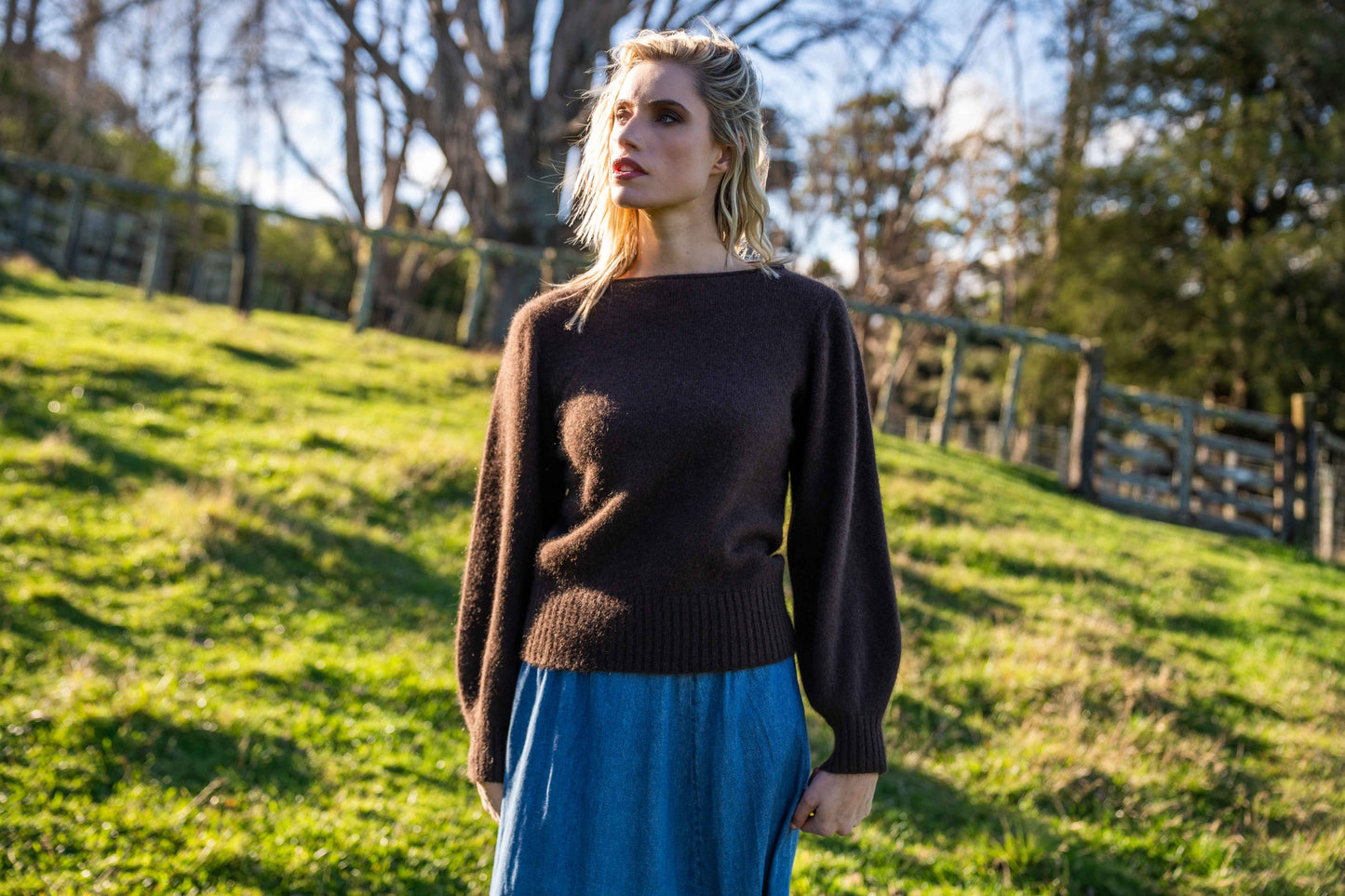 BOAT NECK JUMPER