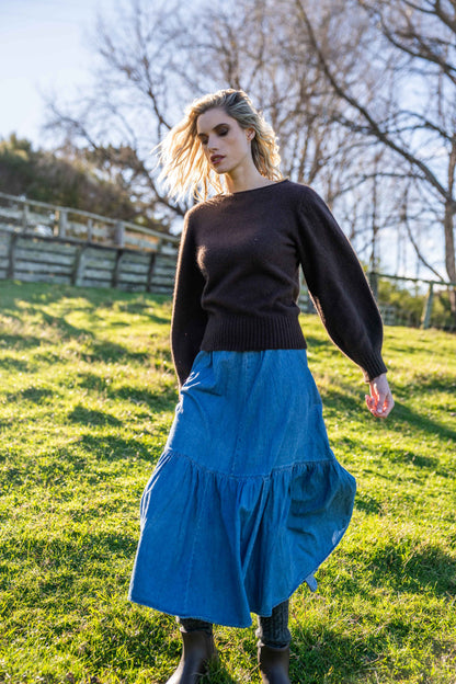 BOAT NECK JUMPER