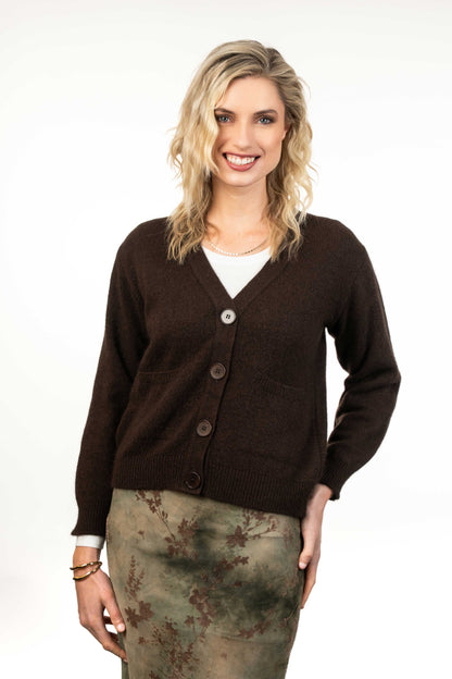 CLASSIC V NECK CARDIGAN