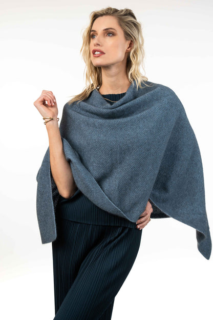 MOSS STITCH MULTIWAY WRAP