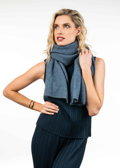 MOSS STITCH MULTIWAY WRAP