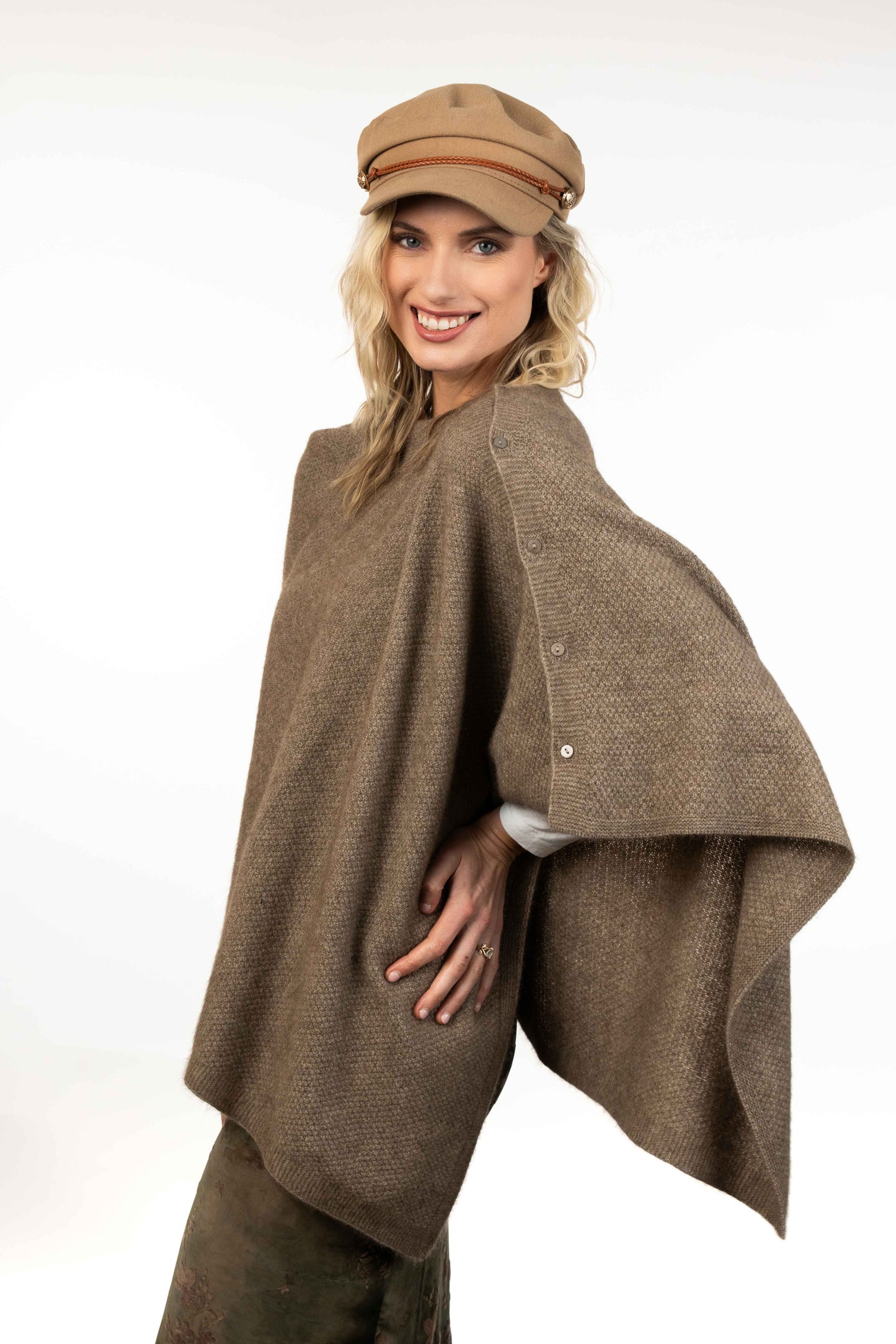 MOSS STITCH MULTIWAY WRAP