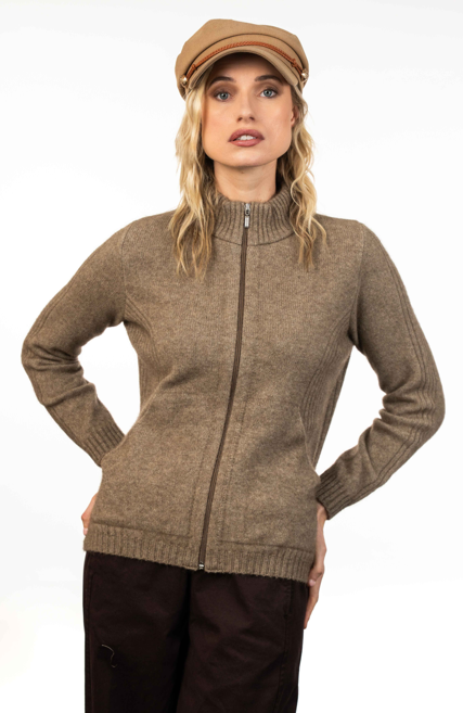RIBBED ZIP JACKET