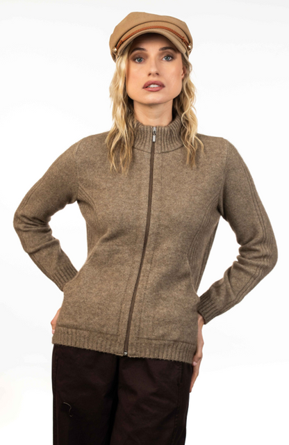 RIBBED ZIP JACKET