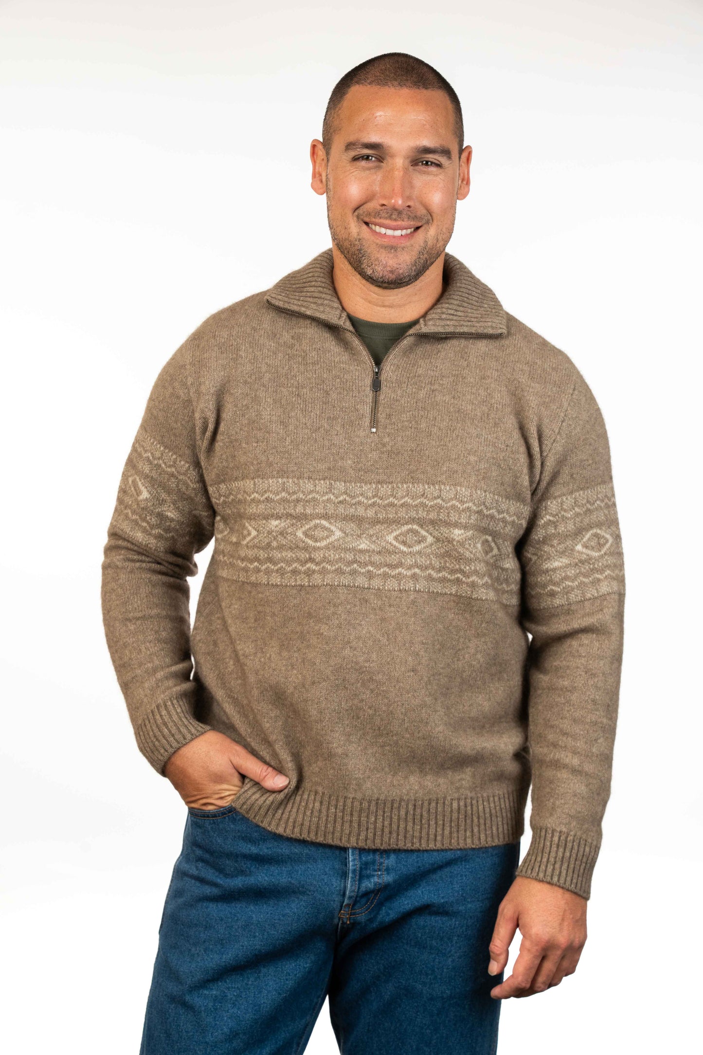FAIRISLE ZIP JUMPER