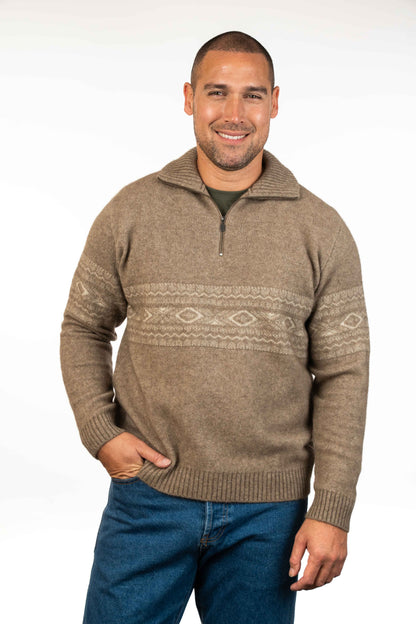 FAIRISLE ZIP JUMPER