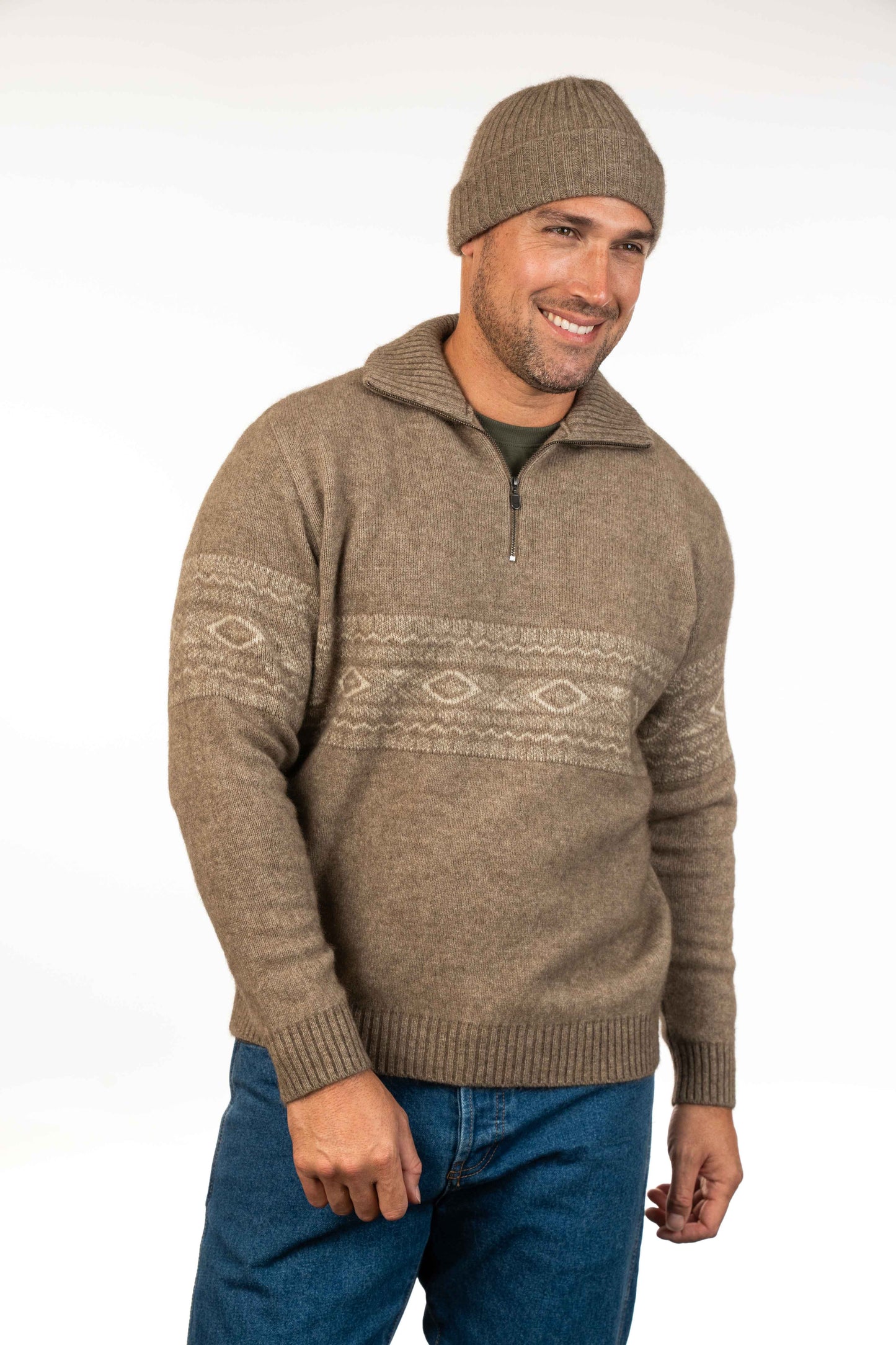 FAIRISLE ZIP JUMPER