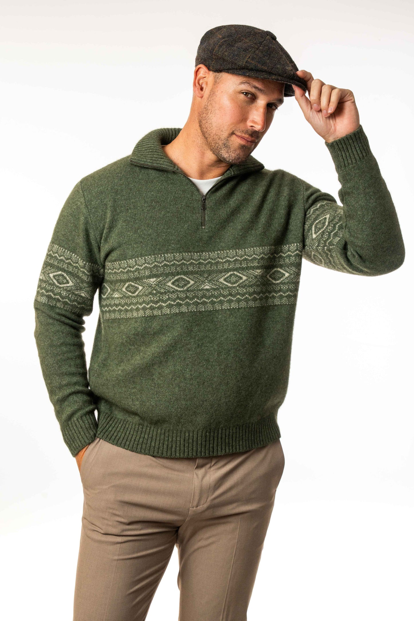 FAIRISLE ZIP JUMPER