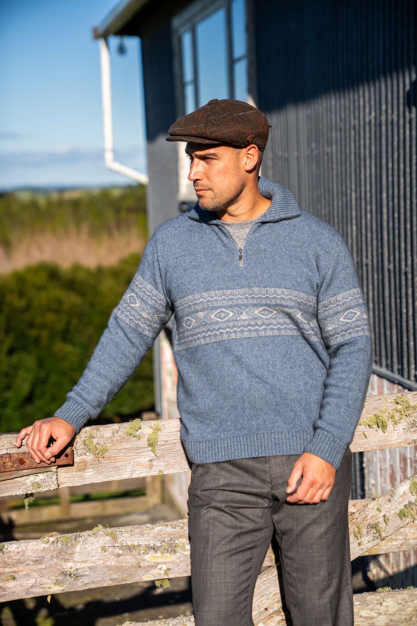 FAIRISLE ZIP JUMPER