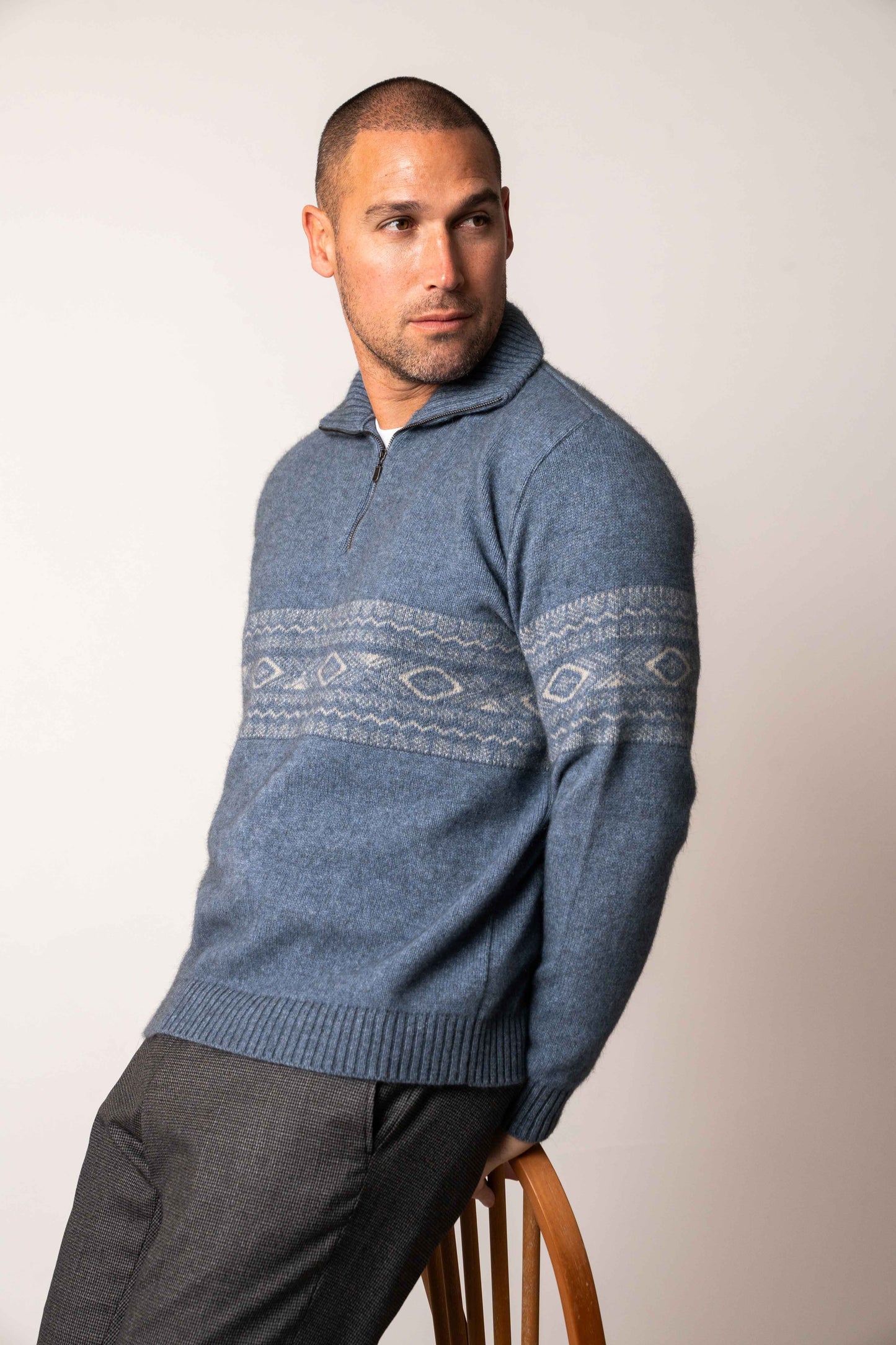 FAIRISLE ZIP JUMPER