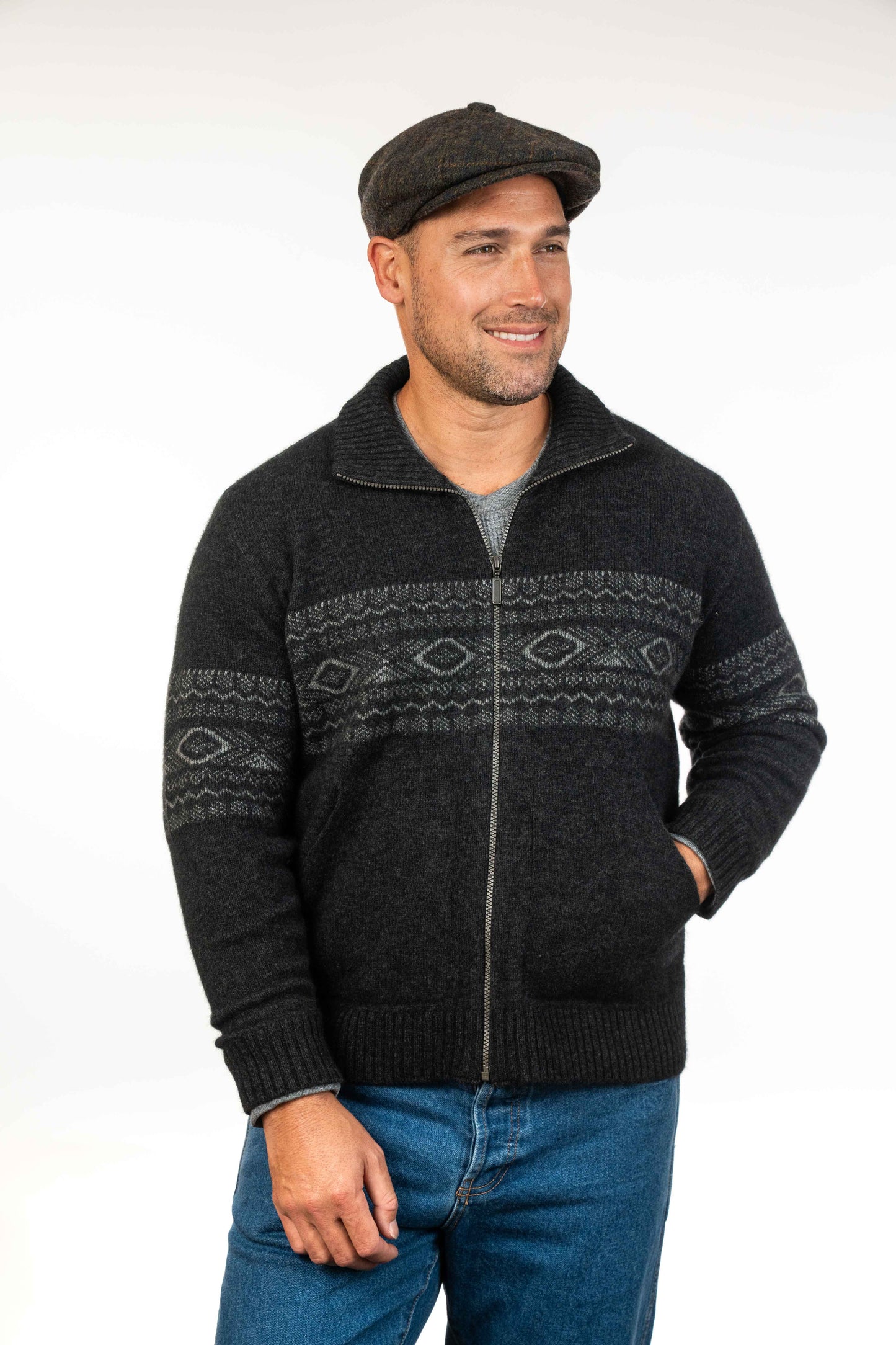FAIRISLE ZIP JACKET