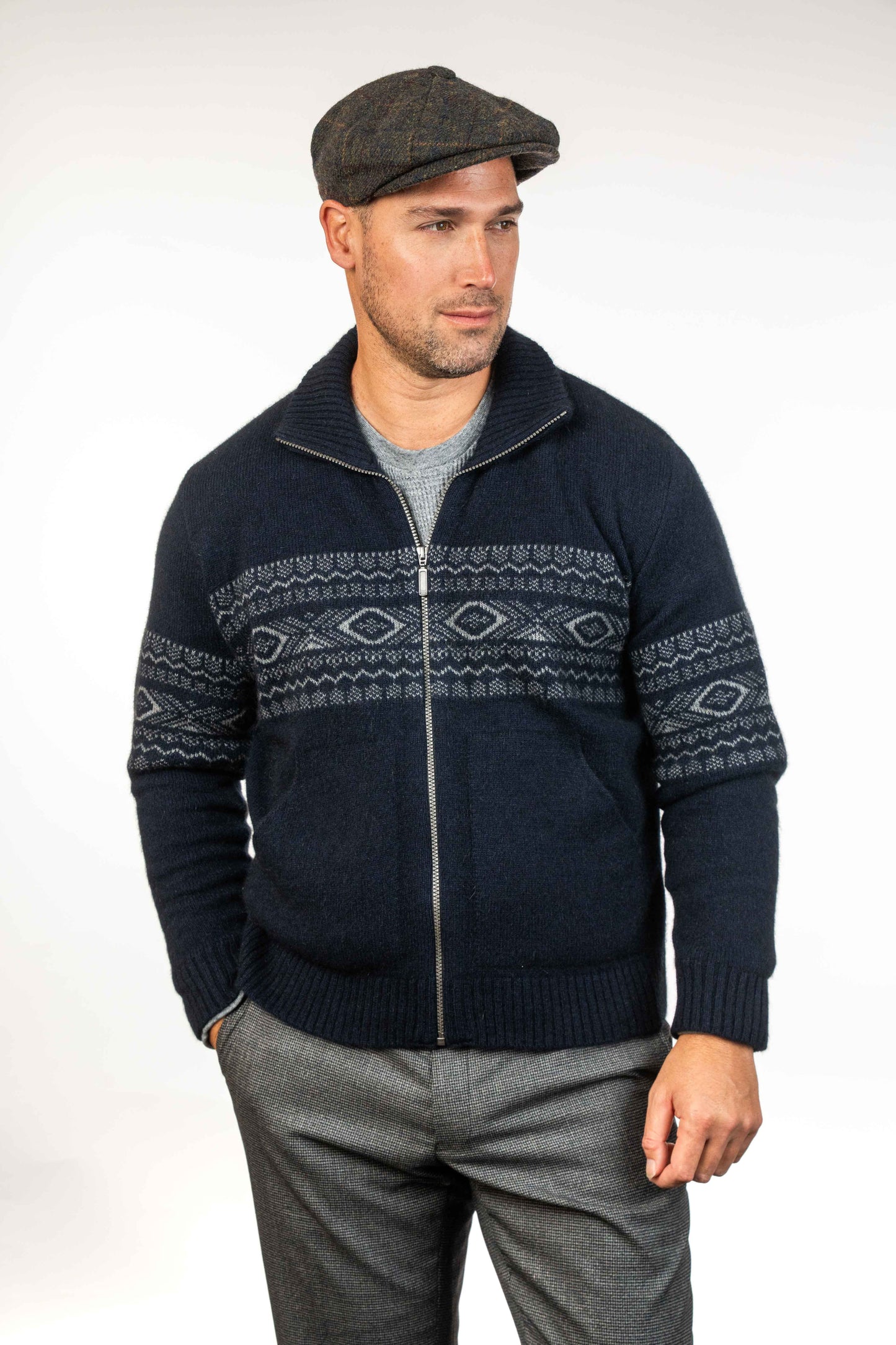 FAIRISLE ZIP JACKET