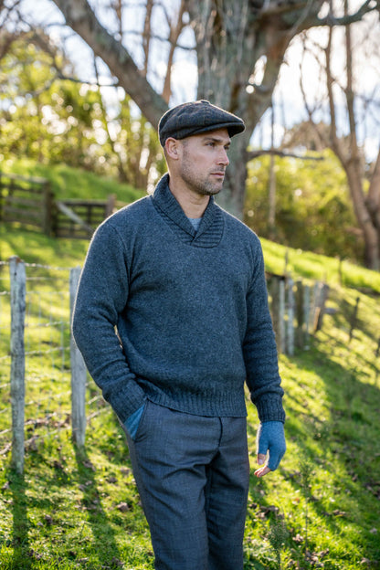 SHAWL COLLAR JUMPER