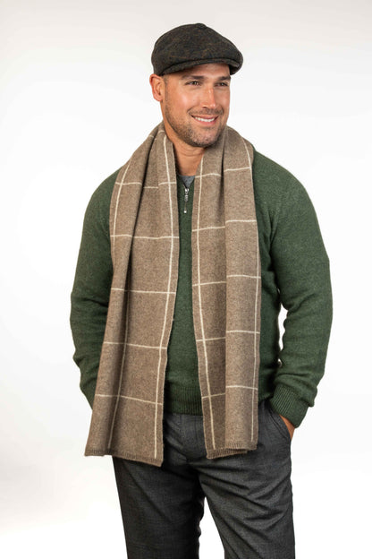 CHECK SCARF