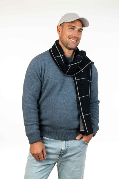 CHECK SCARF