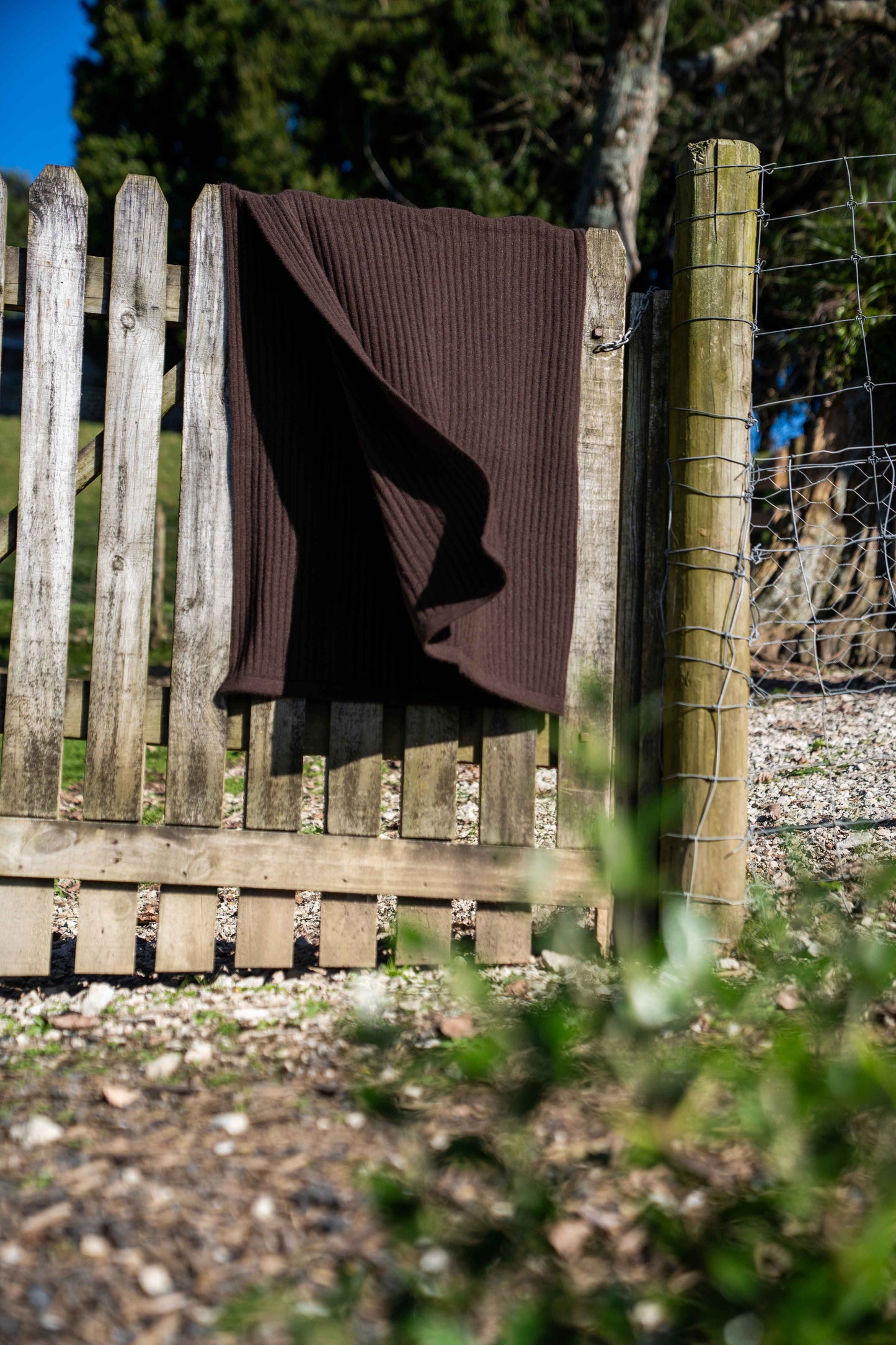 RIBBED THROW