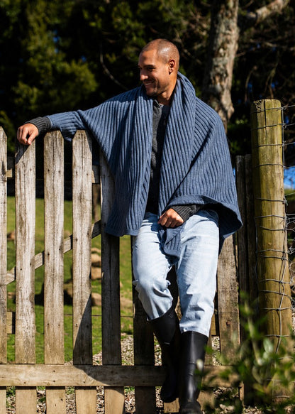 RIBBED THROW