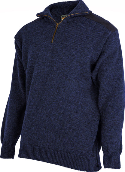 NORTH WESTER 1/2 ZIP - WITH PATCHES