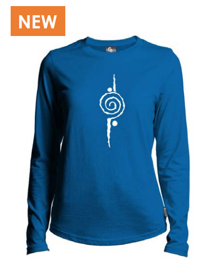 LADIES LONG SLEEVED MERINO T-SHIRT SPIRAL