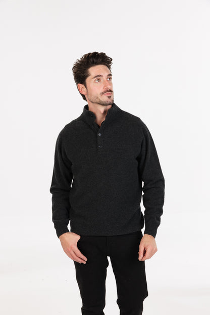 BUTTON COLLAR SWEATER