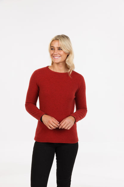 CREW NECK PLAIN SWEATER