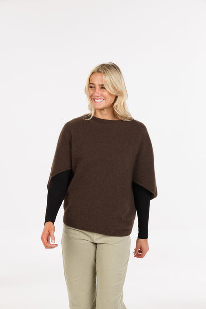 SPLIT SLEEVE PONCHO