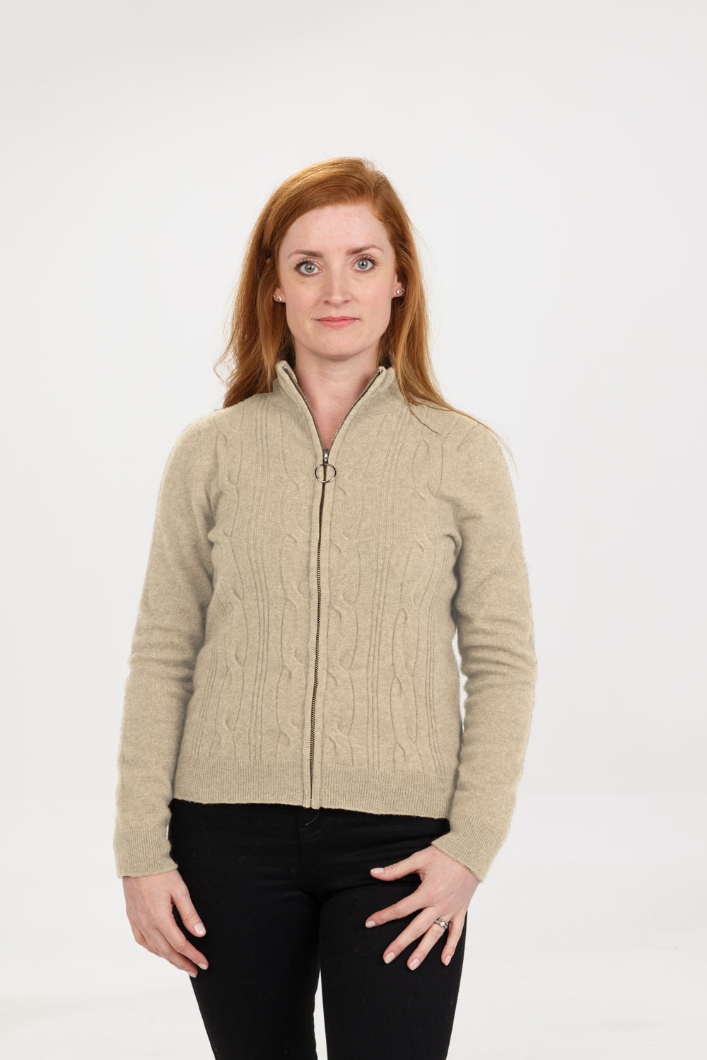 CLASSIC CROP CABLE JACKET