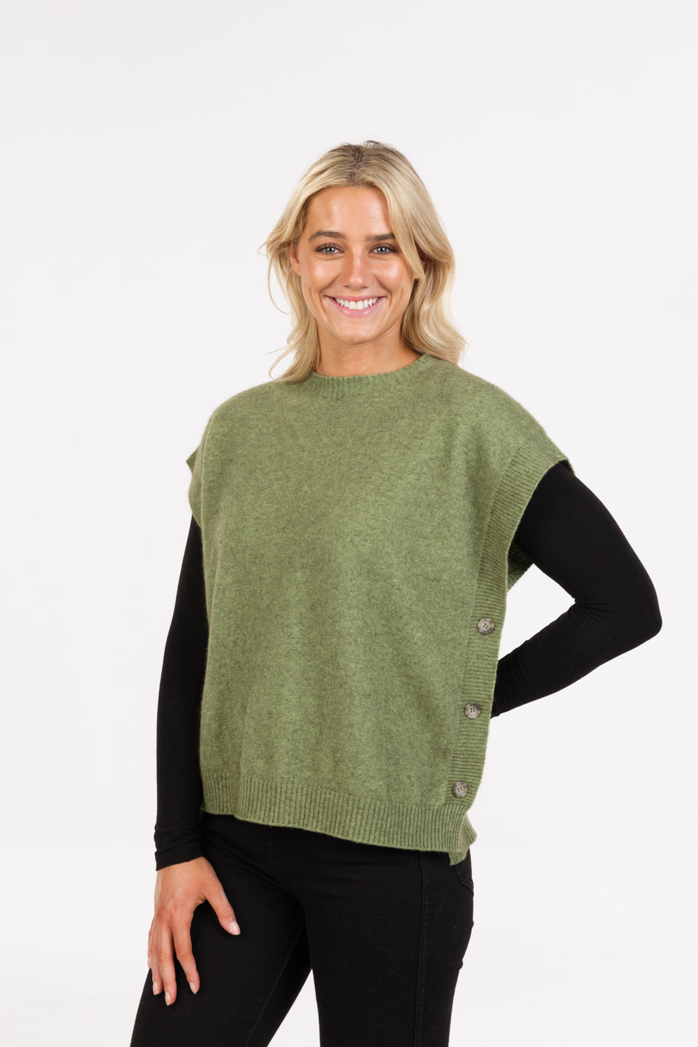 SIDE BUTTON VEST