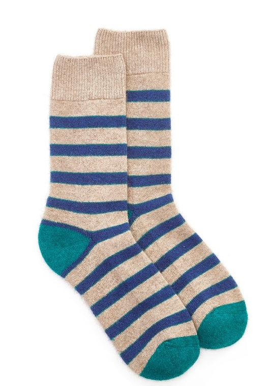 POSSUM STRIPE CUSHION SOCK