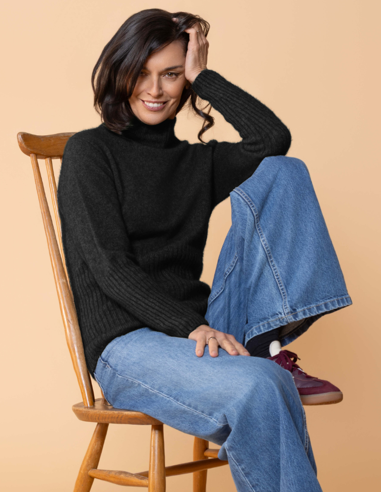 RIB TURTLE NECK