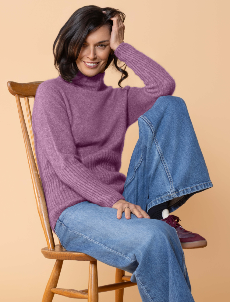 RIB TURTLE NECK