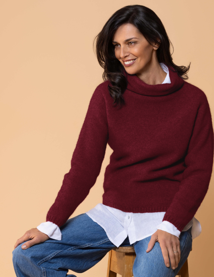 MOSS STITCH COWL