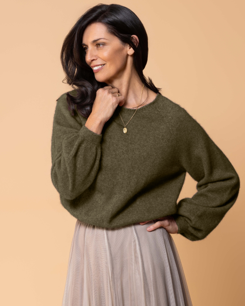 BELLOW SLEEVE TOP