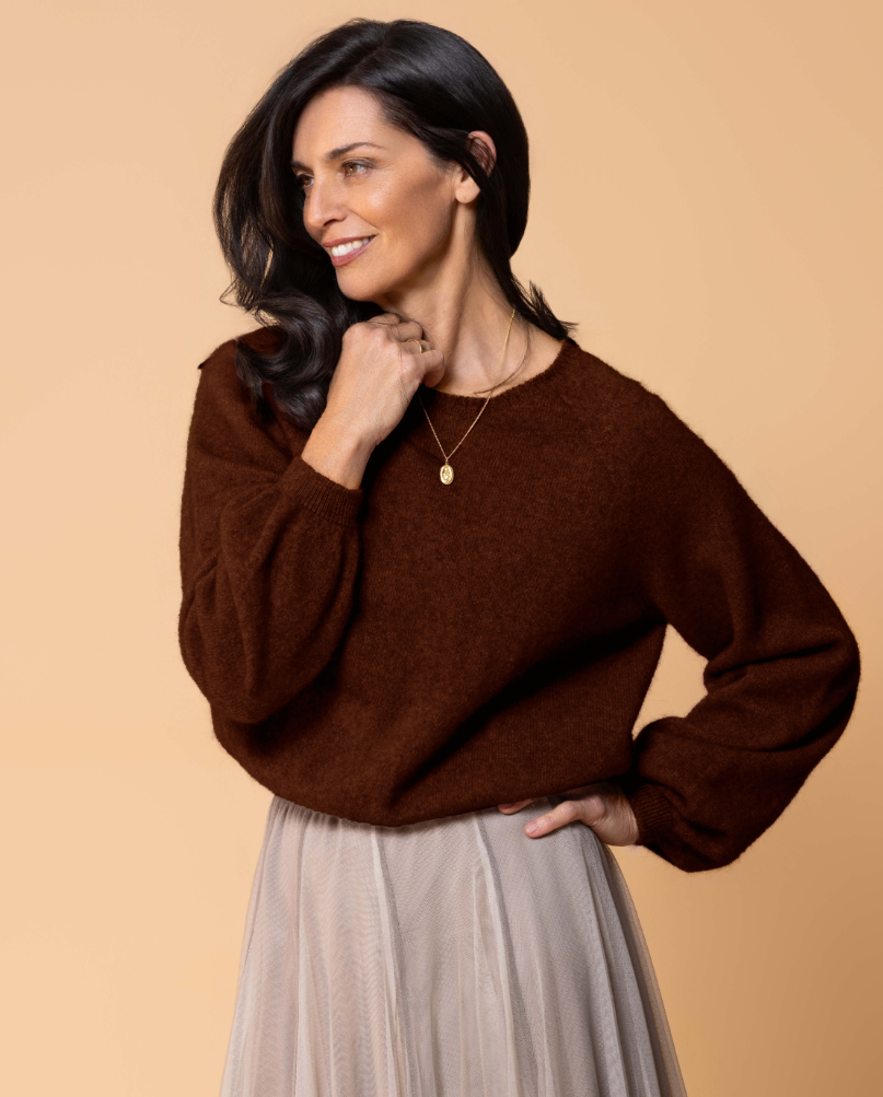 BELLOW SLEEVE TOP