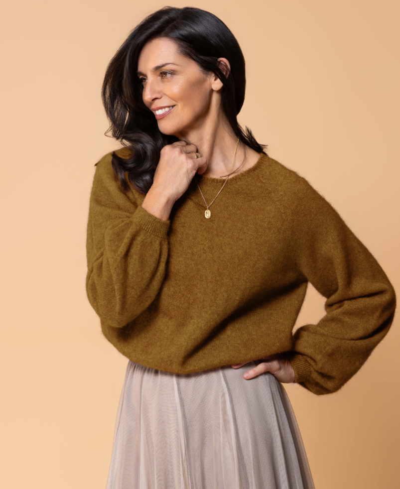 BELLOW SLEEVE TOP