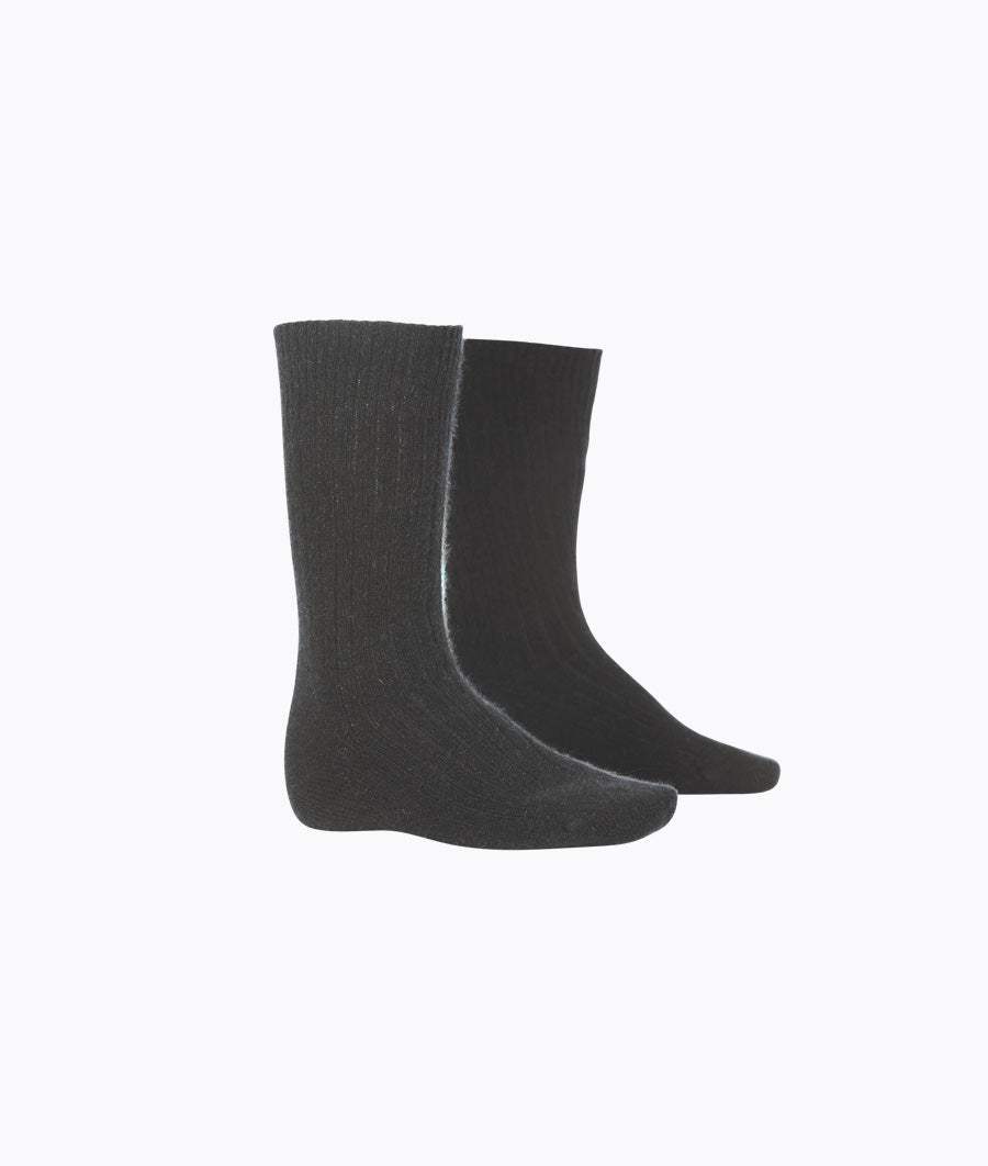 PLAIN RIB SOCK