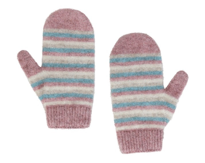 STRIPED MITTENS